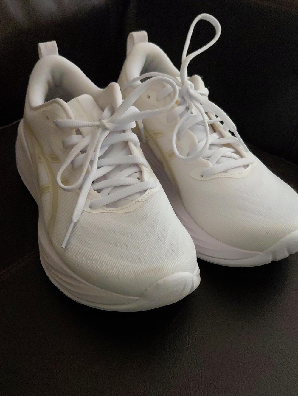 Asics White Women's Athletic Running Shoes